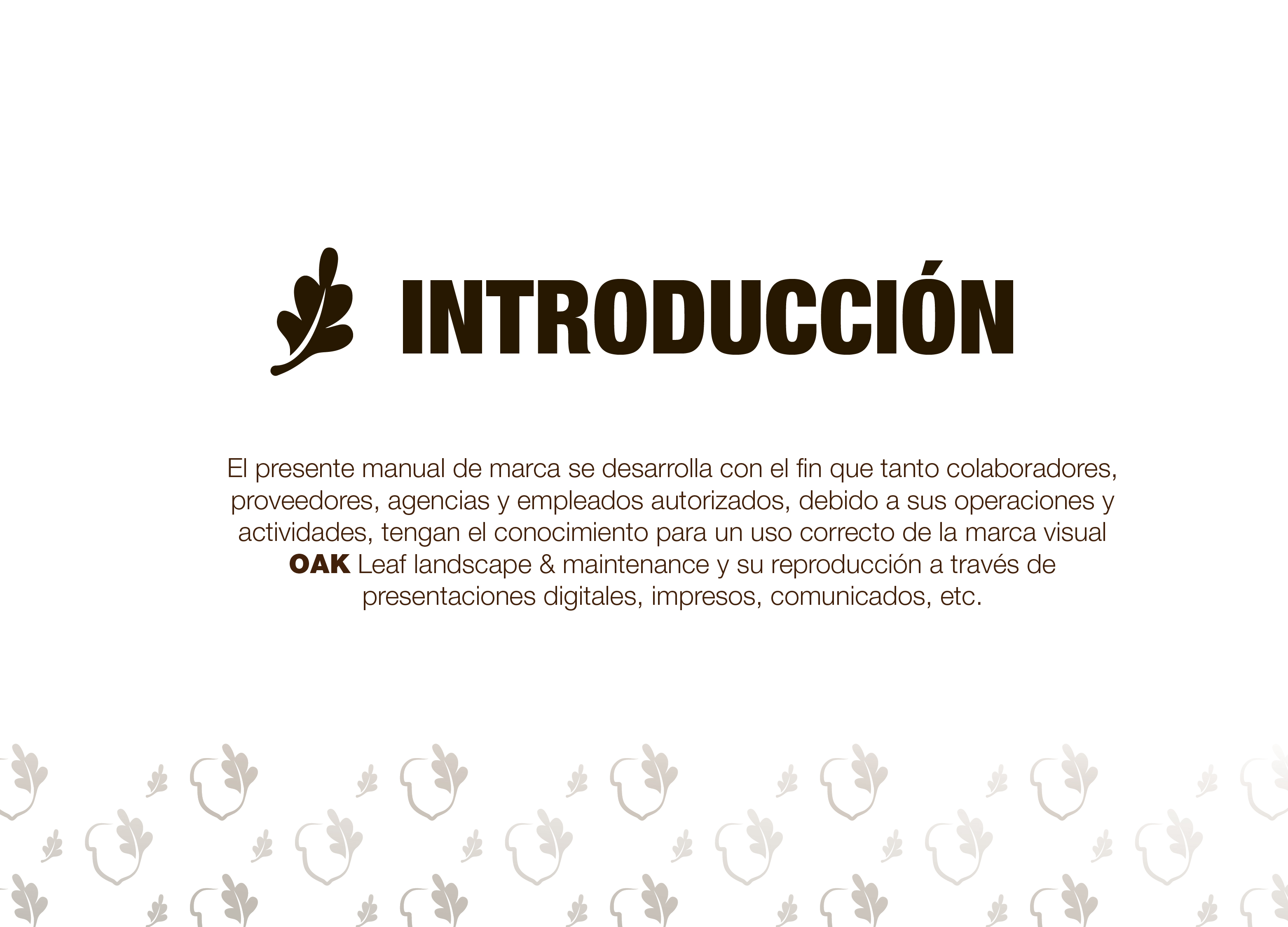 Manual visual OAK 03